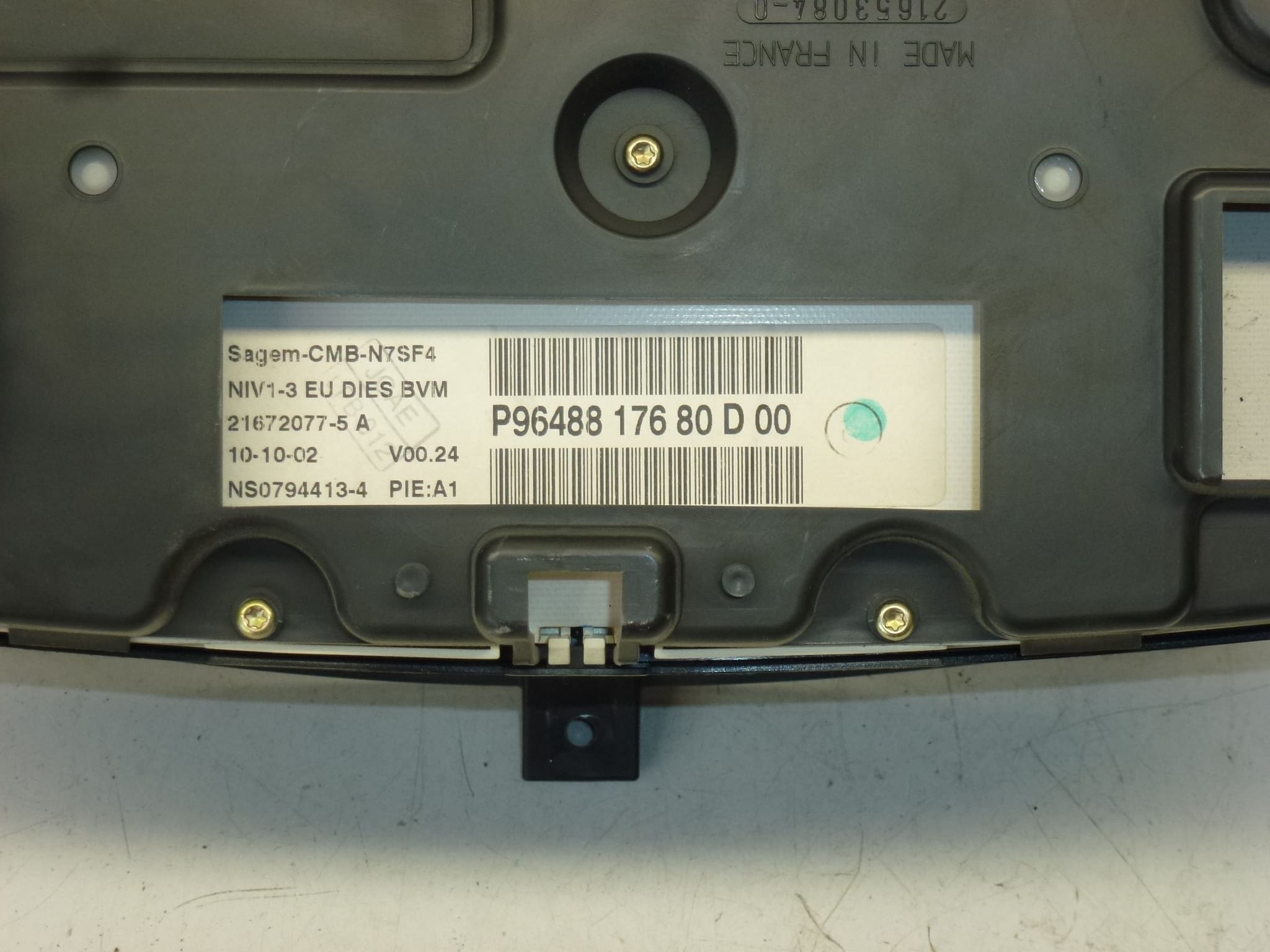 Tachometar 262000 km Citroën Xsara Sagem 9648817680 6104TC - Slika 2