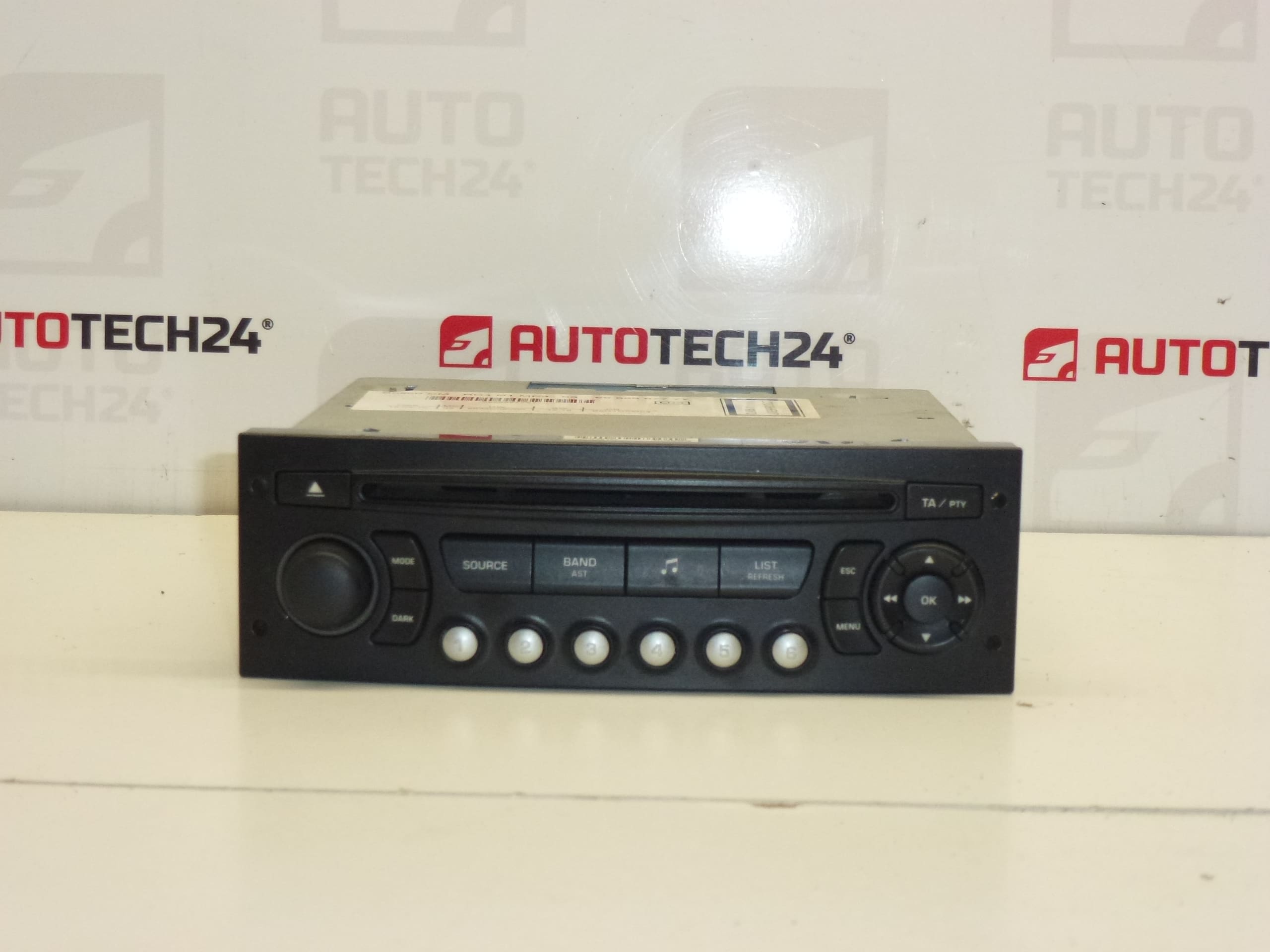 Auto radio sa CD MP3 Citroën Peugeot 9666967777 6579FG