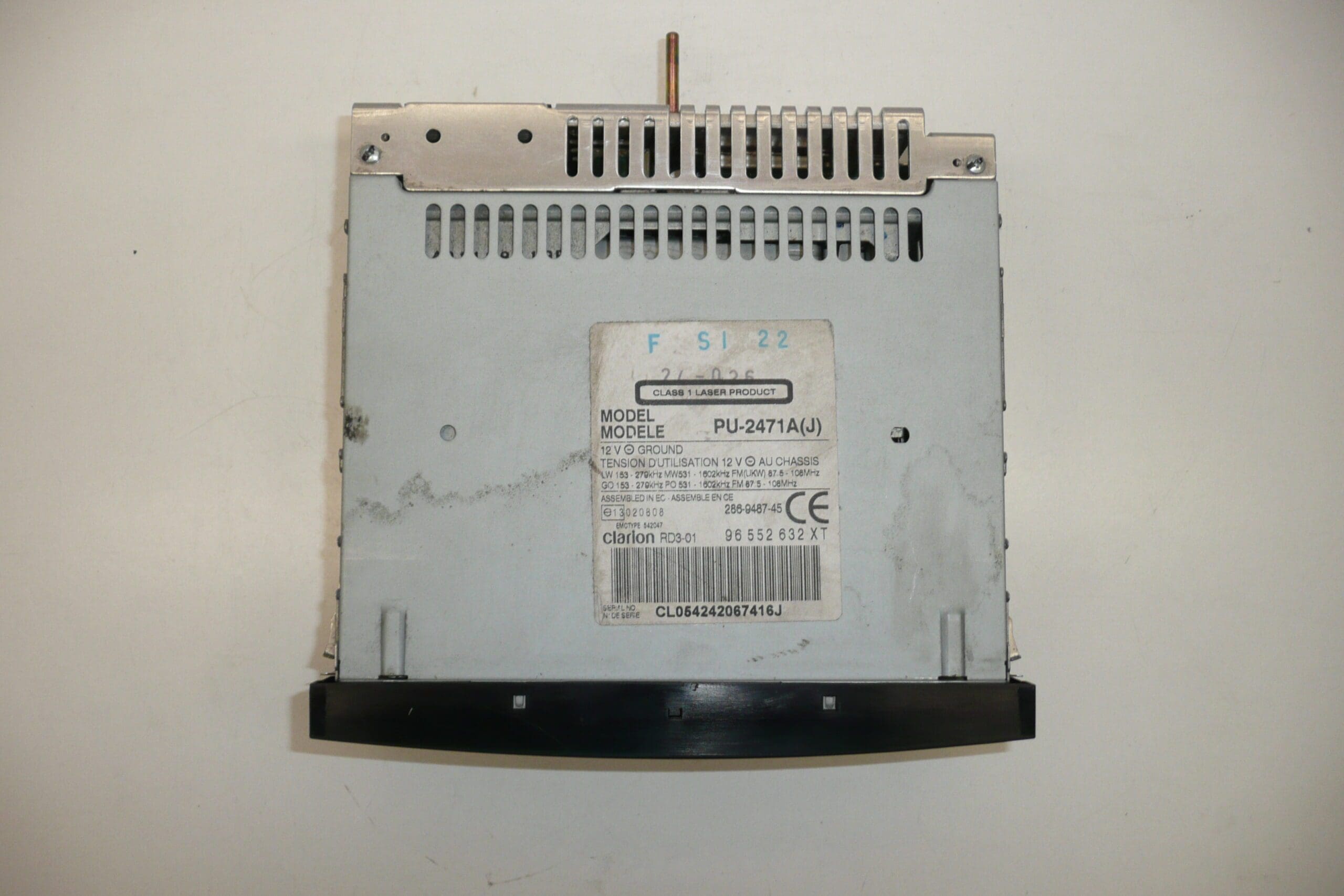 Radio s CD Citroën Peugeot 96552632XT 6564G3 - Slika 2
