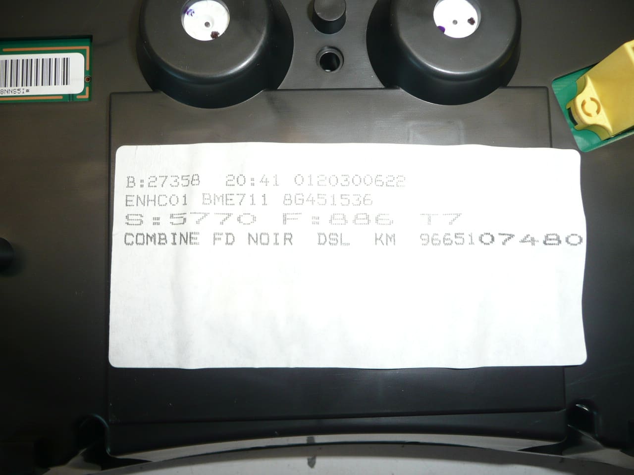 Brzinomjer Peugeot 308 114 Tisuća Km 9665107480 610335 - Slika 2