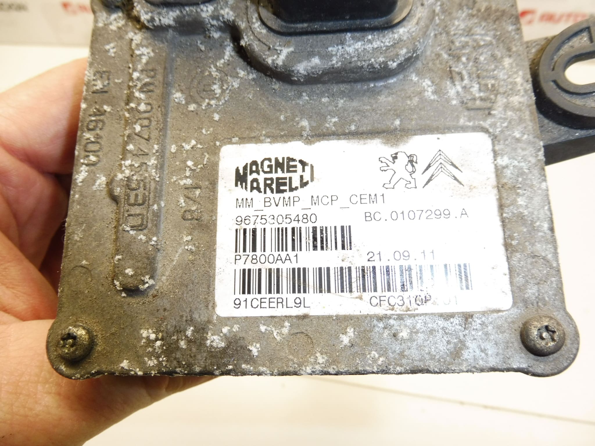 ECU robotskog mjenjača Citroën C4 Picasso 9675305480 2529WR 2531A0 - Slika 2