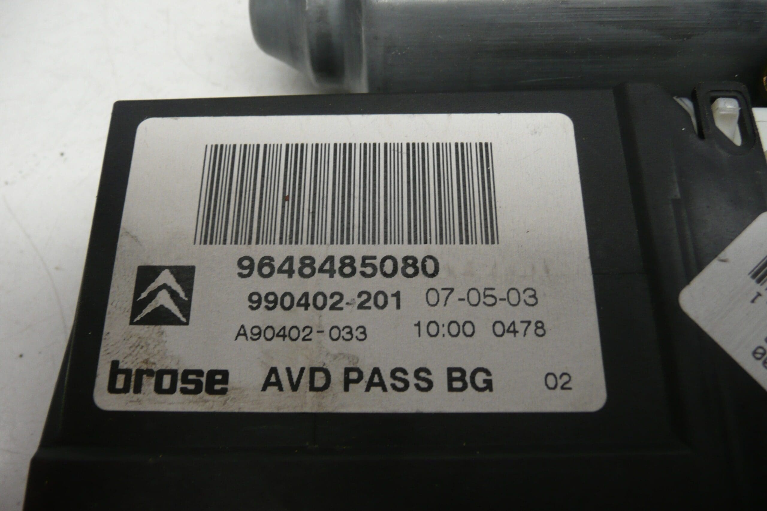 Motor podizača prednjeg desnog stakla Citroën C5 9648485080 - Slika 2