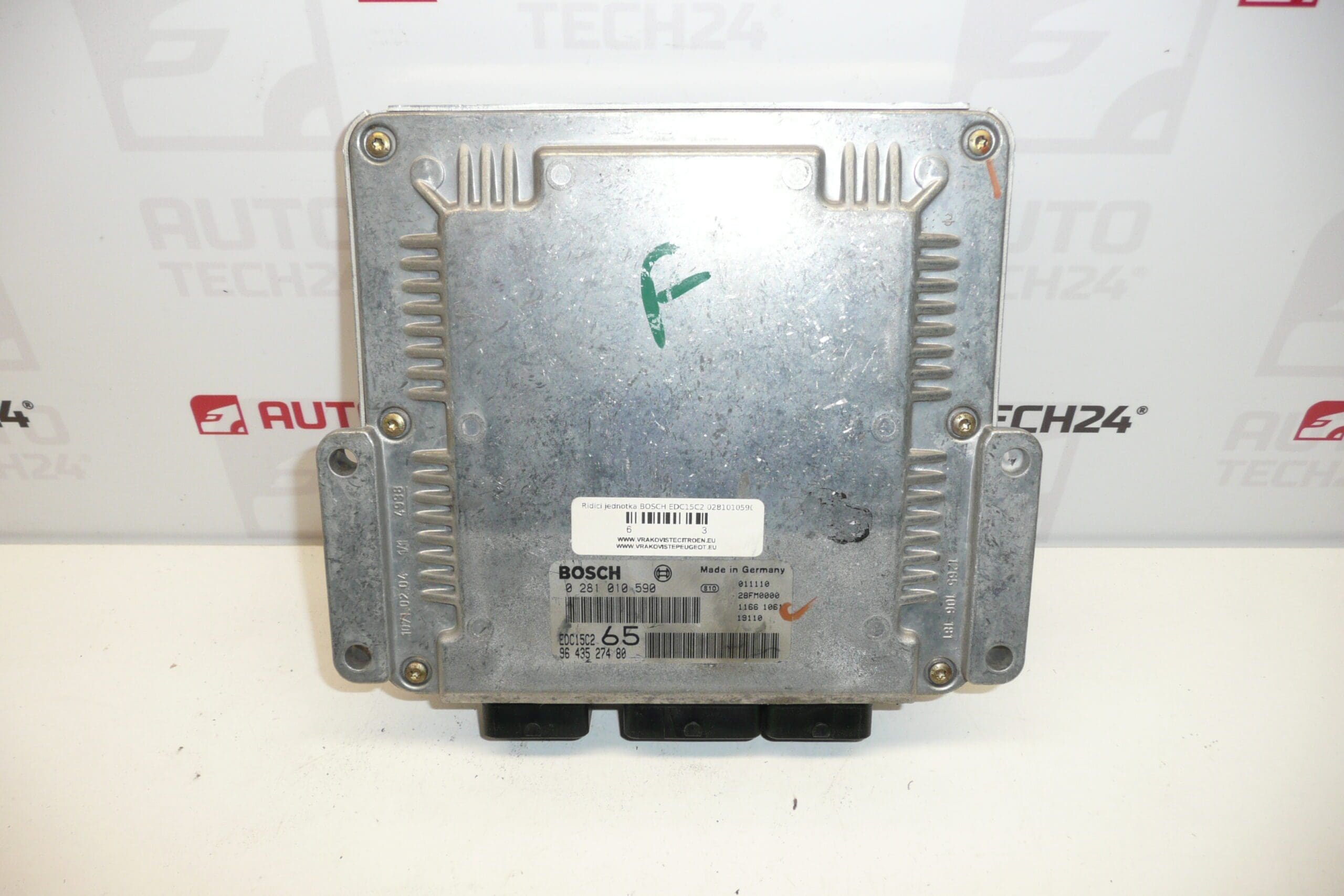 ECU Bosch EDC15C2 Citroën Peugeot 0281010590 - Slika 2