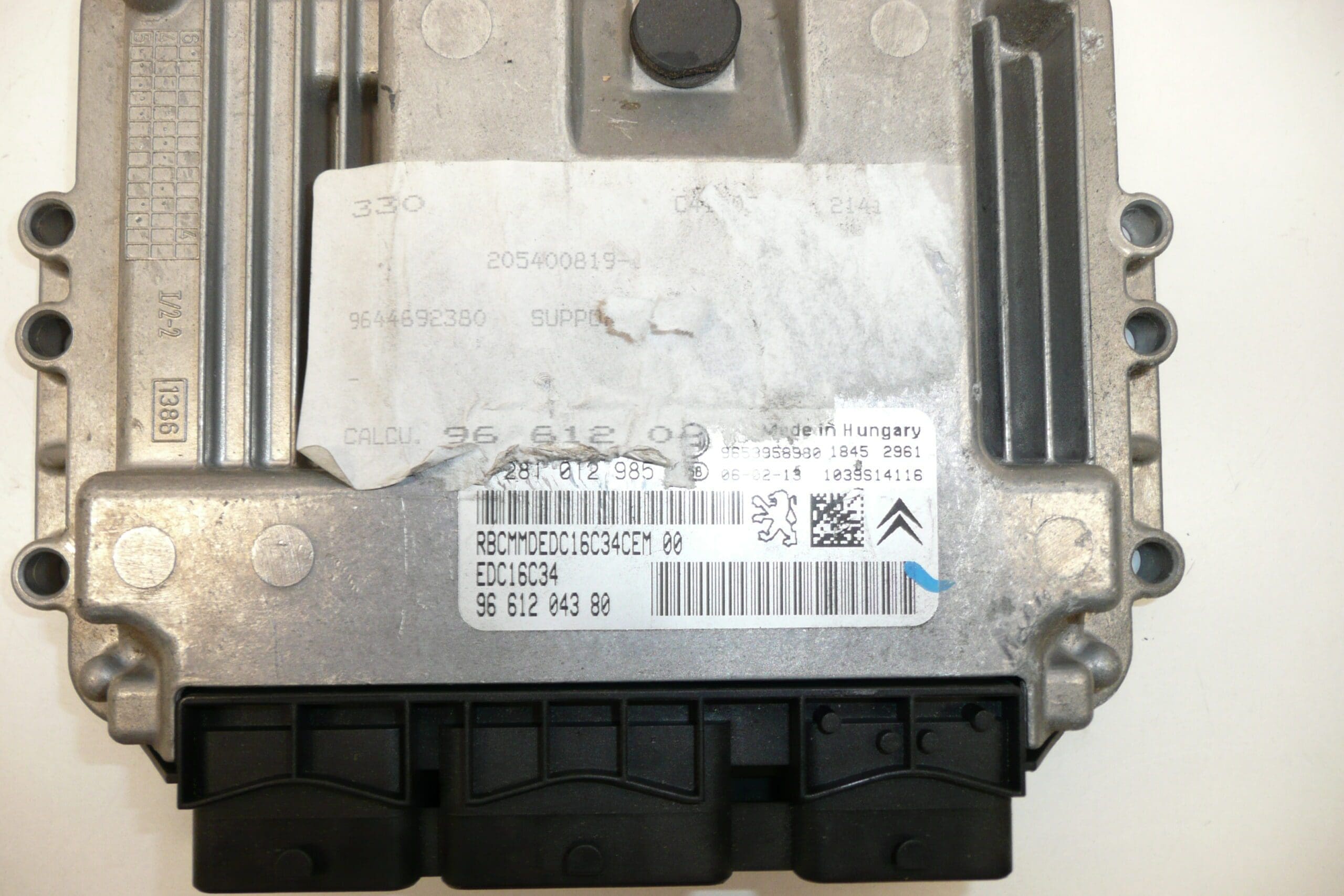 ECU Bosch EDC16C34 Citroën 0281012985 9661204380 - Slika 2