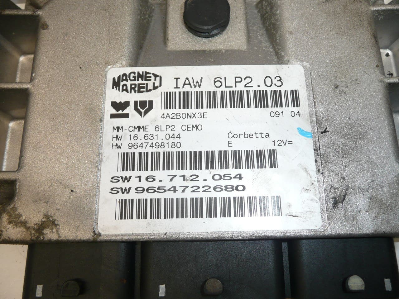 ECU IAW 6LP2.03 1.4 16V Citroën Peugeot 9654722680 - Slika 2