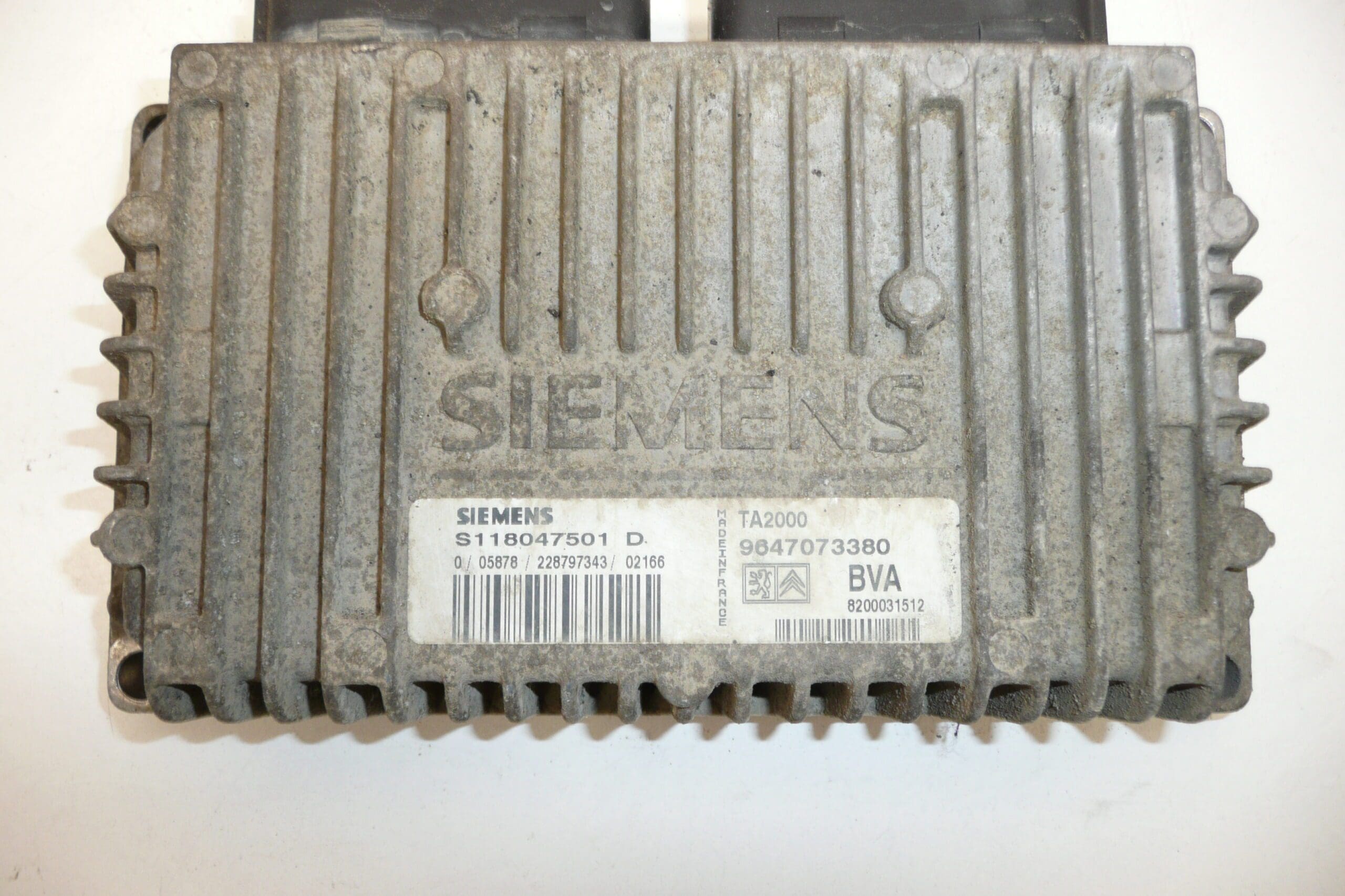 ECU Siemens TA200 Citroën Xsara 2.0 HDI 9647073380 S118047501 252983 2529TV - Slika 2