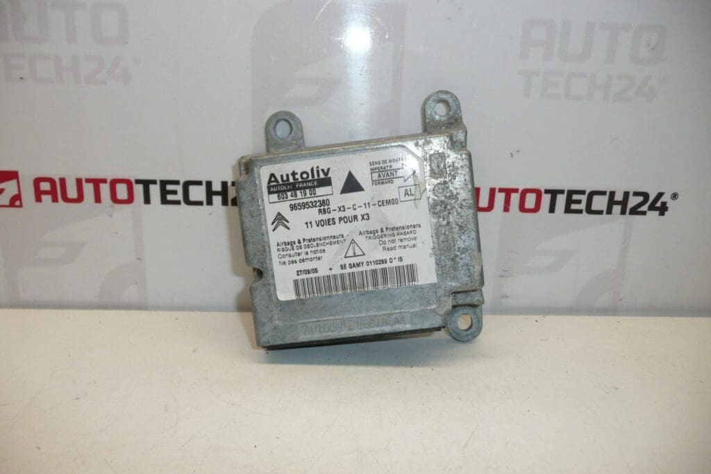 Jedinica zračnih jastuka Citroën C5 II nakon nesreće