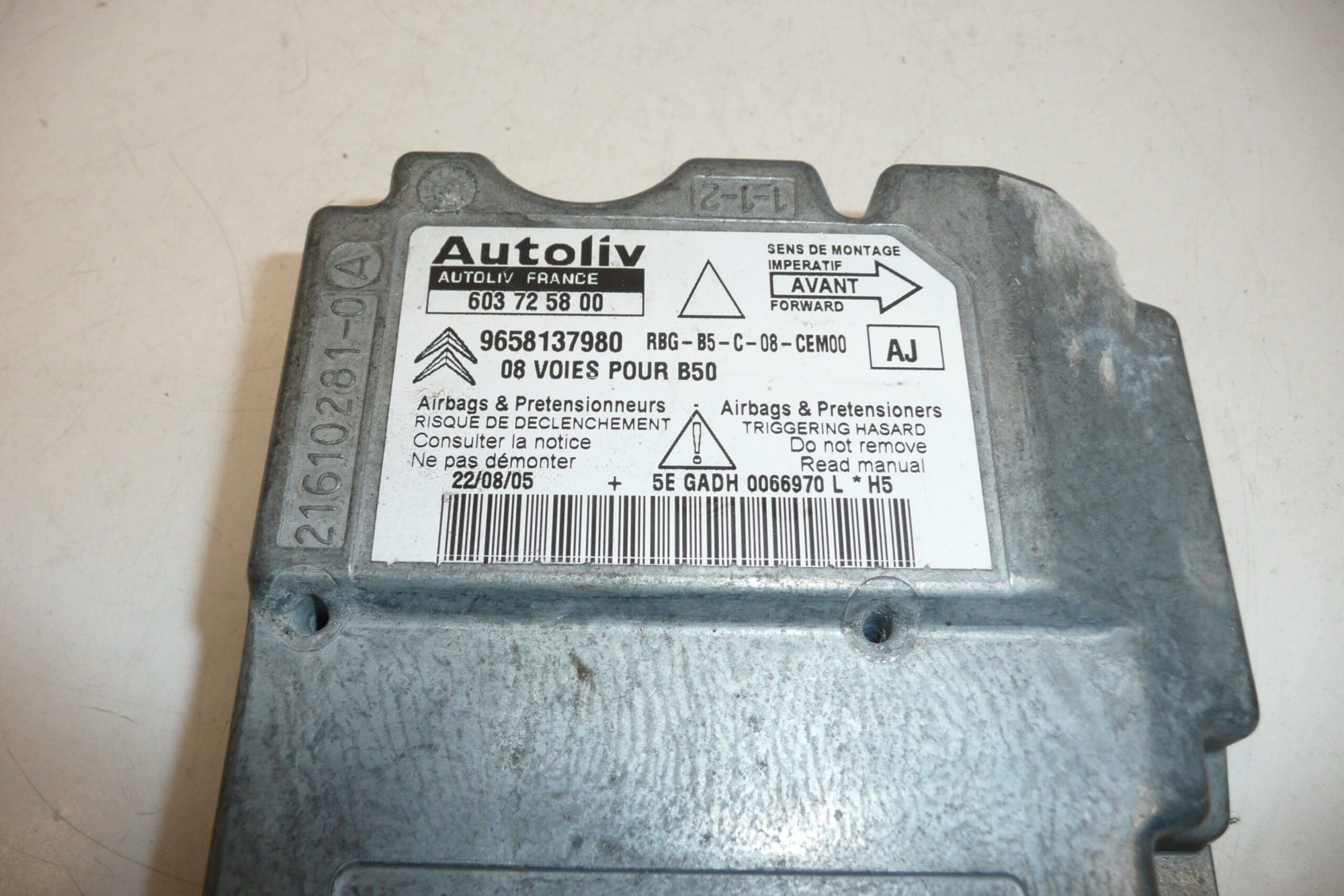 Citroën C4 9658137980 Zračni modul - Slika 2