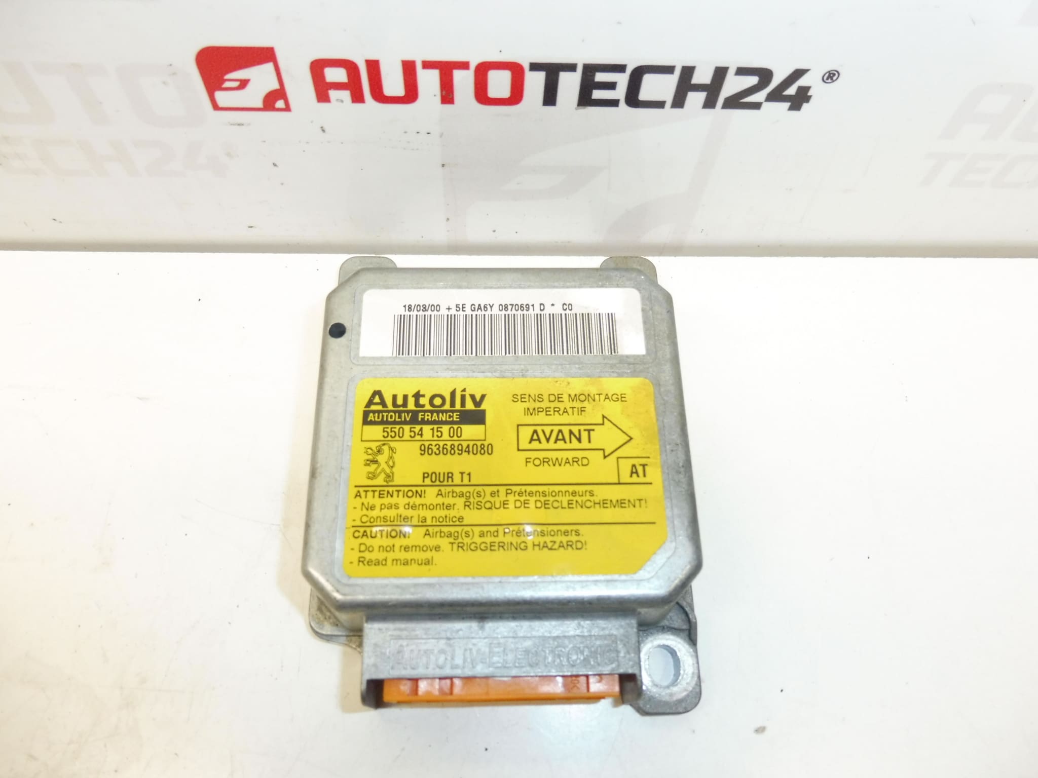 Jedinica zračnog jastuka Peugeot 206 9636894080 6545GJ