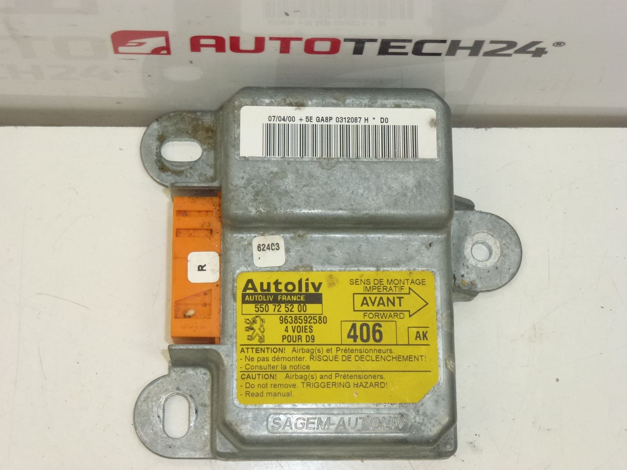 Zračni jastuk za Peugeot 406 9638592580 550725200 - Slika 2