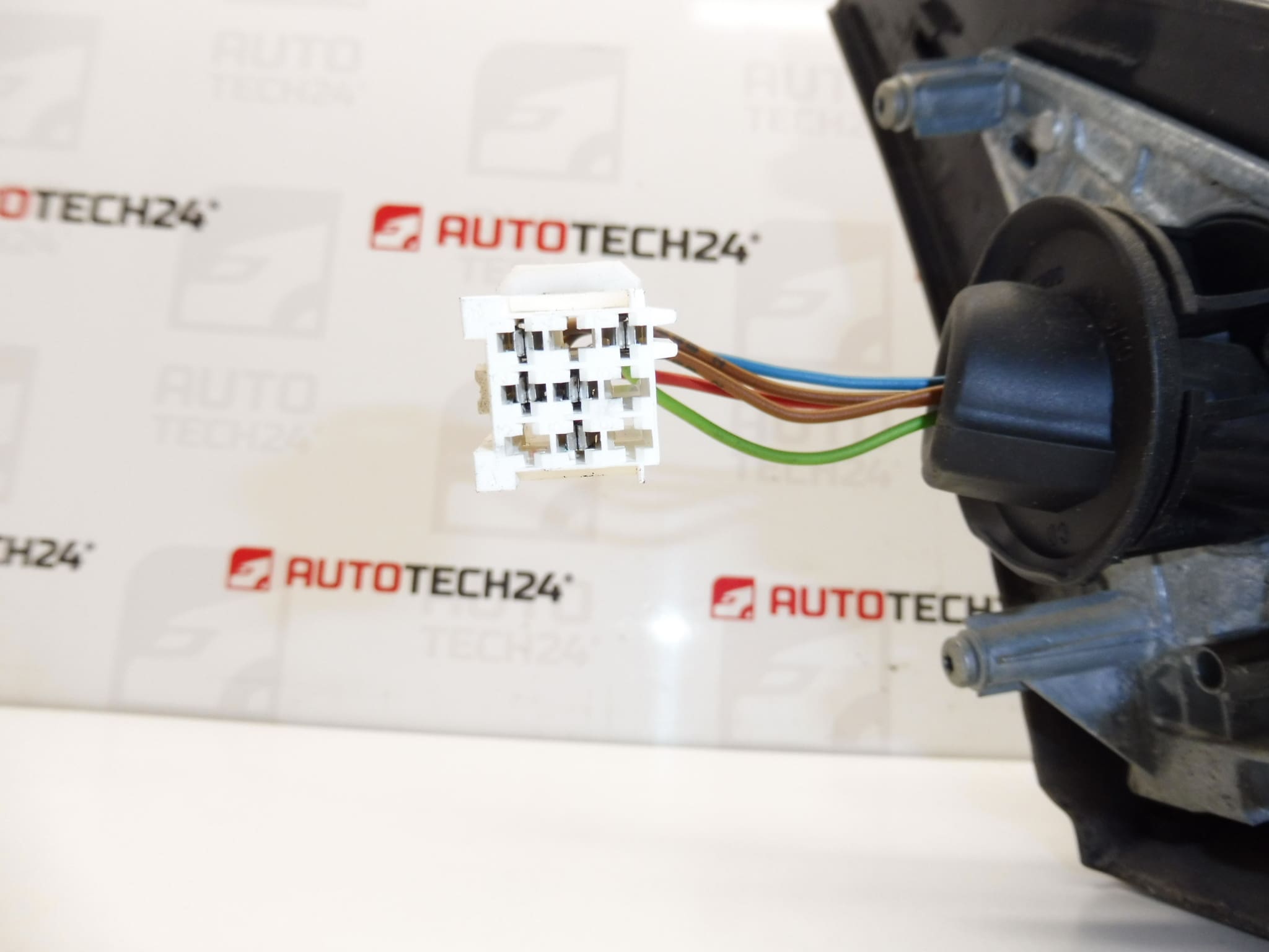 Lijevo plavo retrovizor EGE Peugeot 206 8153KQ - Slika 2