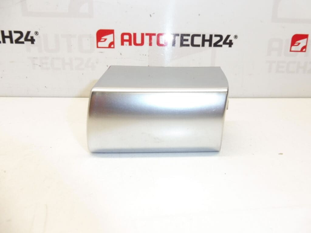 Poklopac deflektora za vanjsku ručku stražnjih lijevih vrata Citroën Peugeot krom 1484501077 9101EH