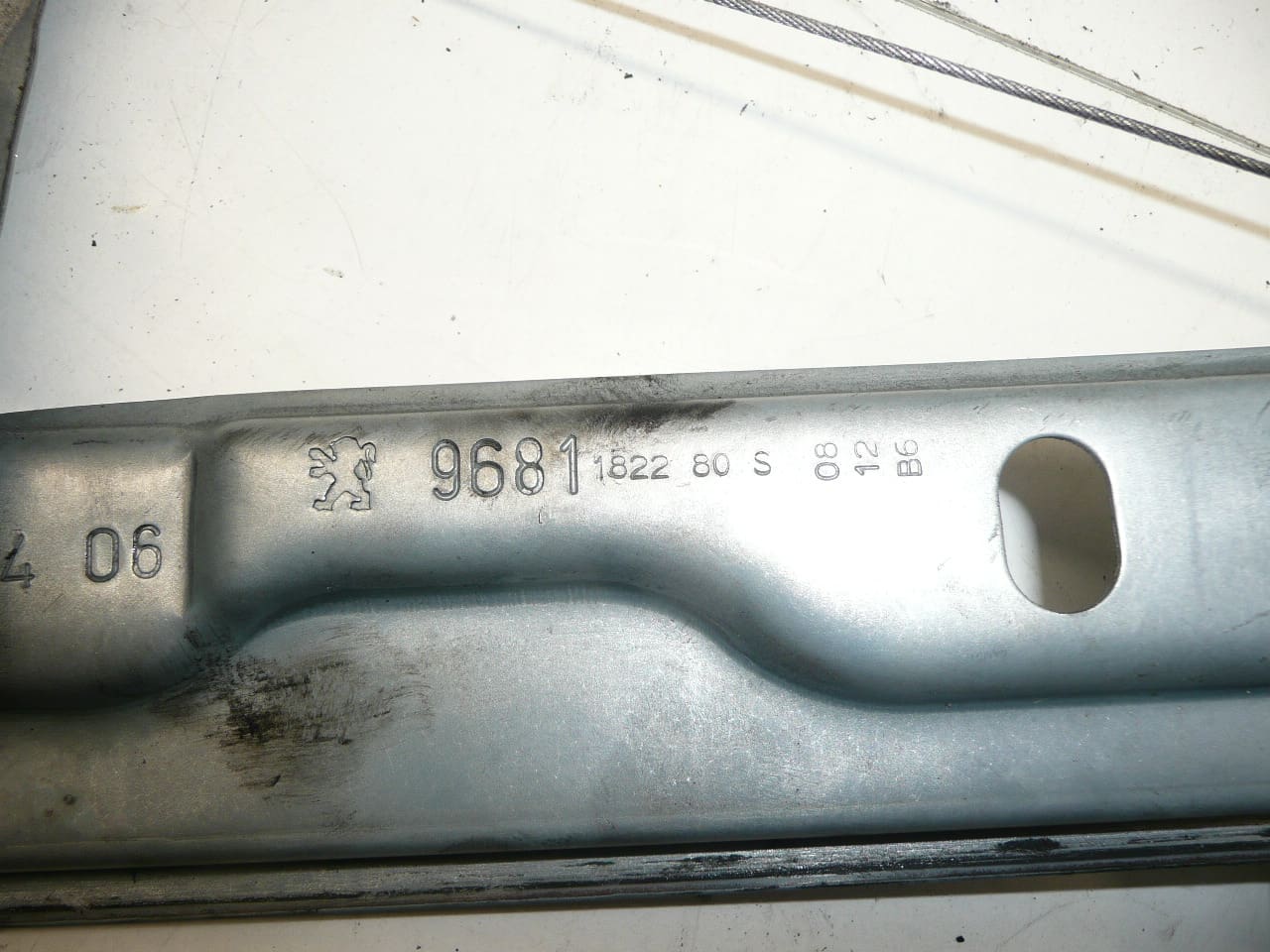 Mehanizam podizanja prednjeg desnog stakla Peugeot 207 9681182280 9222W9 - Slika 2