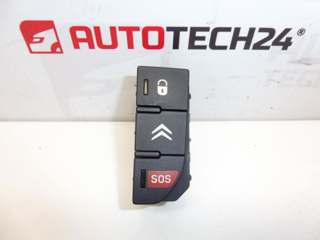Prekidač za centralno zaključavanje i SOS Citroën C5 X7 96645838ZD 649045