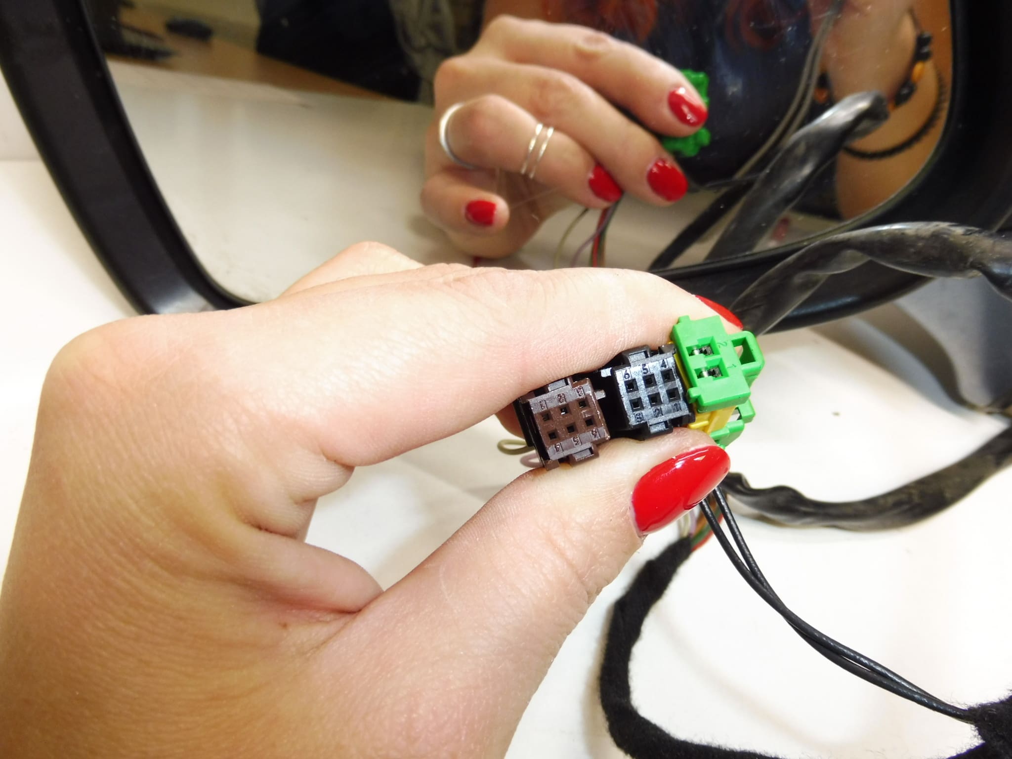 Lijevo sivo ogledalo EZW Citroën C8 14009348ZW 8153FS - Slika 2