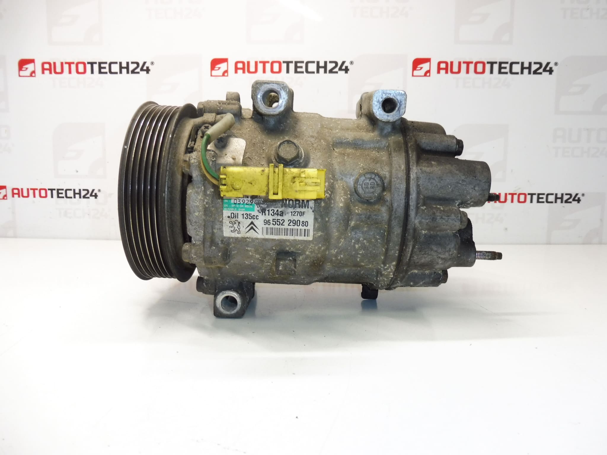 Klimatski kompresor Sanden SD7V16 1270F 9655229080 6453YW 6453YX - Slika 2