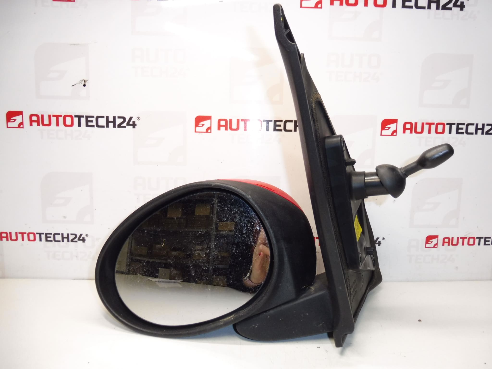 Lijevo crveno bočno ogledalo za Citroën C1 / Peugeot 107 - 87940-0H010, 87940-0H011 - Slika 2