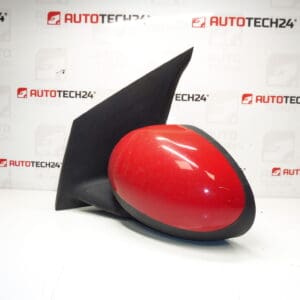 Ogledalo lijevo crveno Citroën C1 Peugeot 107 87940-0H010 87940-0H011