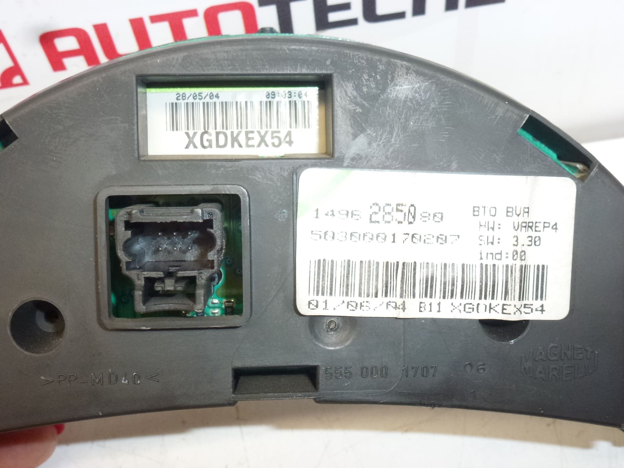 Instrumentni zaslon za Citroën C8 / Peugeot 807, 139000 km - Slika 2