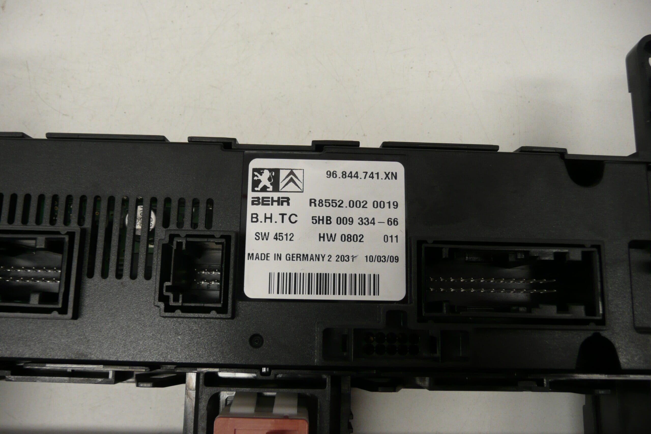 Upravljačka jedinica grijanja i klimatizacije Peugeot 407 96844741XN 6452J8 - Slika 2