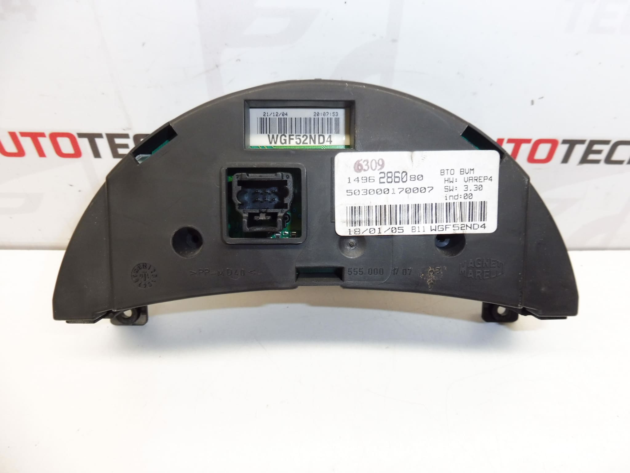 Displej Magneti Marelli 222000 km Citroën C8 Peugeot 807 1496286080 - Slika 2