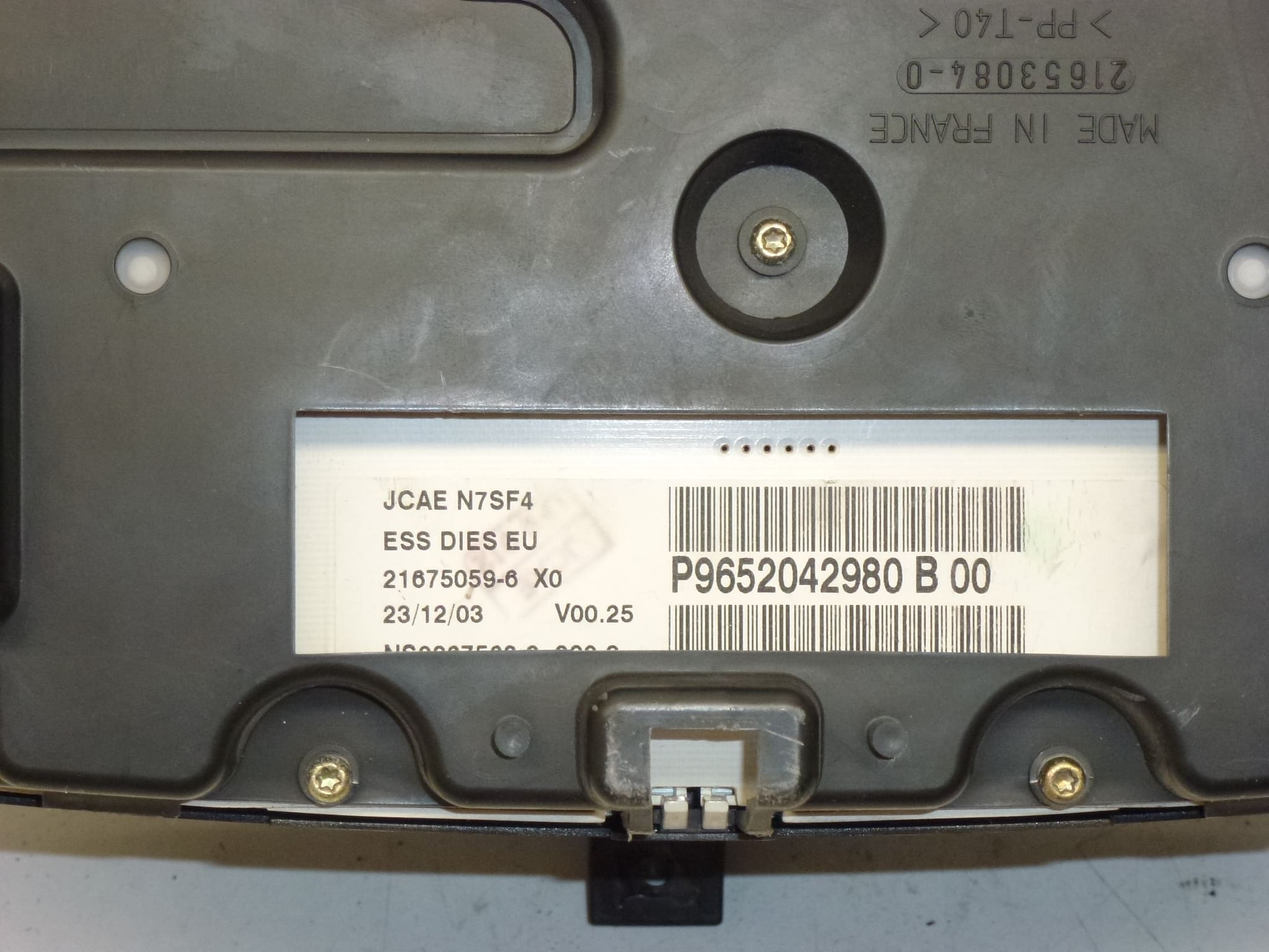 Tahometar Citroën Xsara 9652042980 6103F0 6105AZ - Slika 2