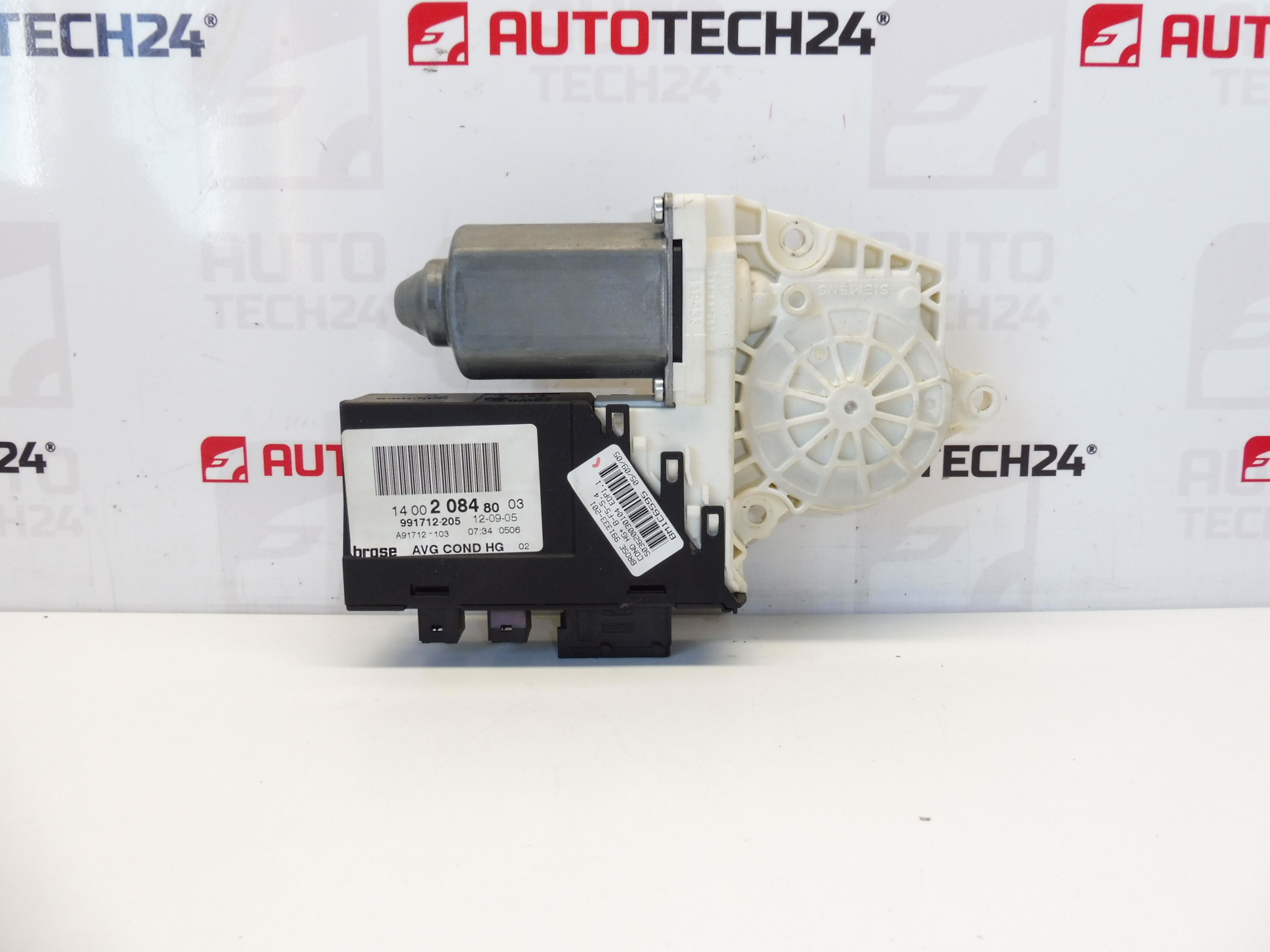 Motor za namatanje lijevog prednjeg stakla Citroën Peugeot 1400208480 9221V4