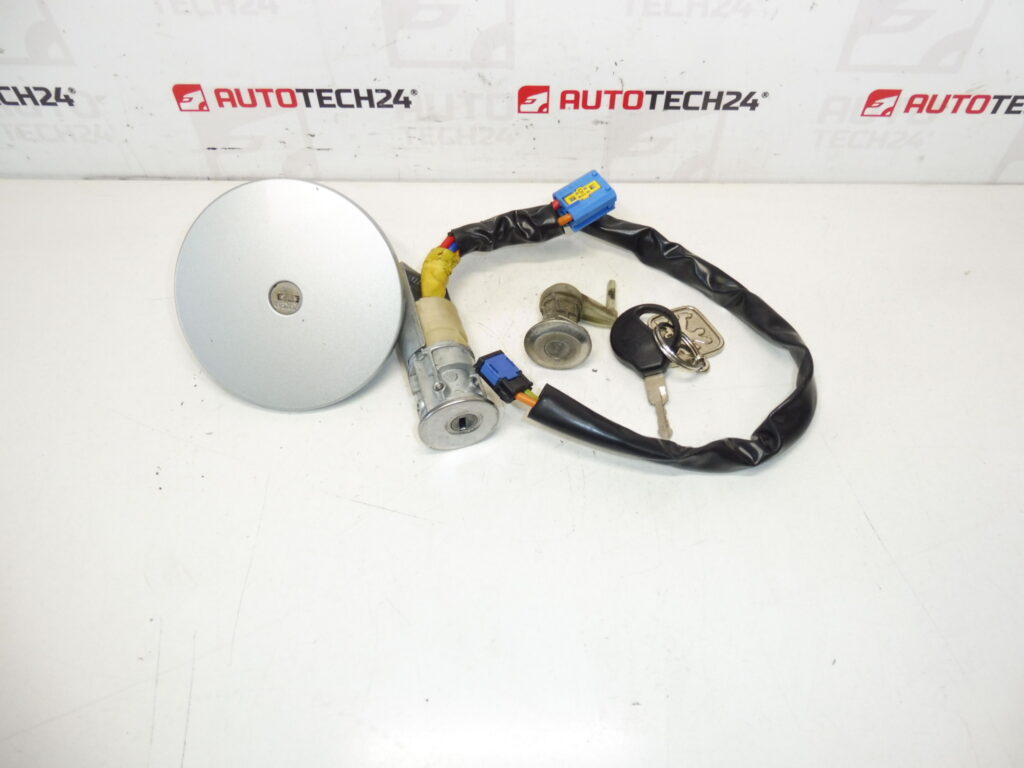 Sada Zámků Peugeot 206 1 Klíč 4162EZ 4162NR