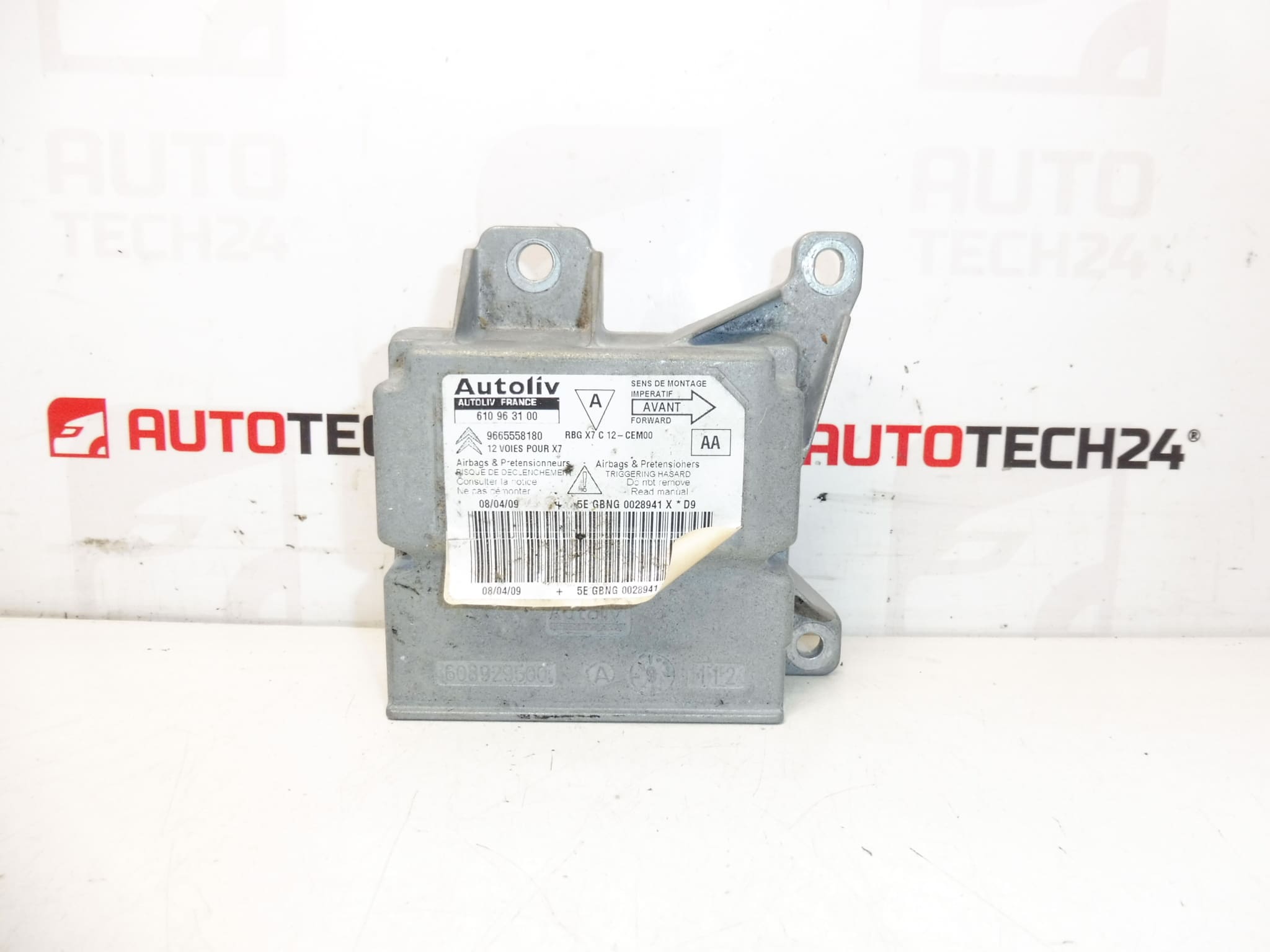 Citroën C5 X7 9665558180 610963100 Zračni jastuci