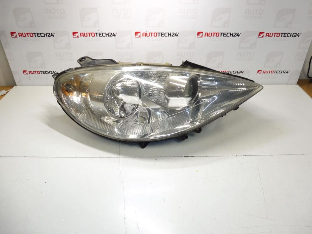 Prednje desno prednje svjetlo Peugeot 807 1400964280 89901573 6206F1