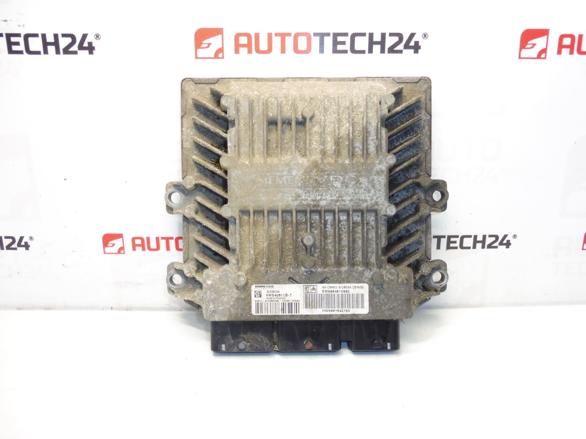 ECU Siemens VDO SID803A 5ws40611B-T 9661642180 9664610980