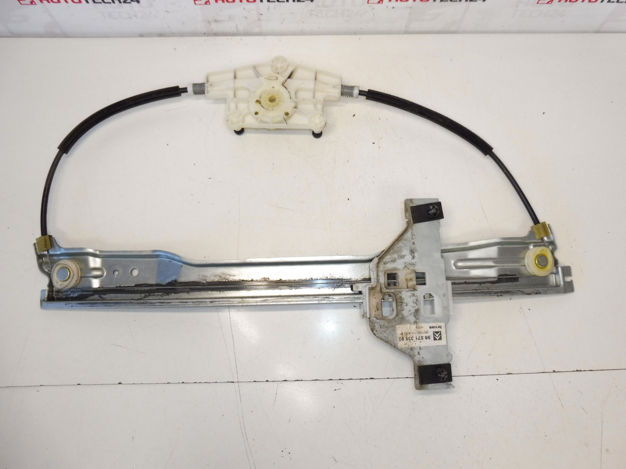 Mehanizam podizača lijevog prednjeg prozora Citroën C4 5 vrata 9657133680 9221V1