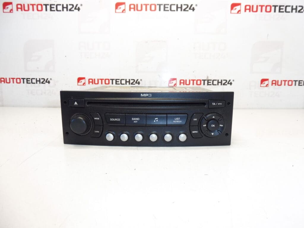 Auto radio sa CD MP3 Citroën Peugeot 9665751777 657989