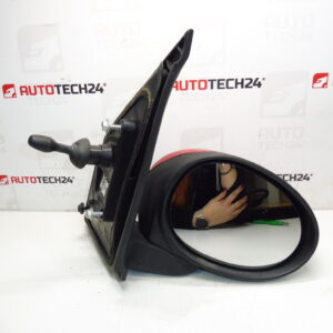 Desno crveno bočno ogledalo Citroën C1 Peugeot 107 87910-0H010 87910-0H011