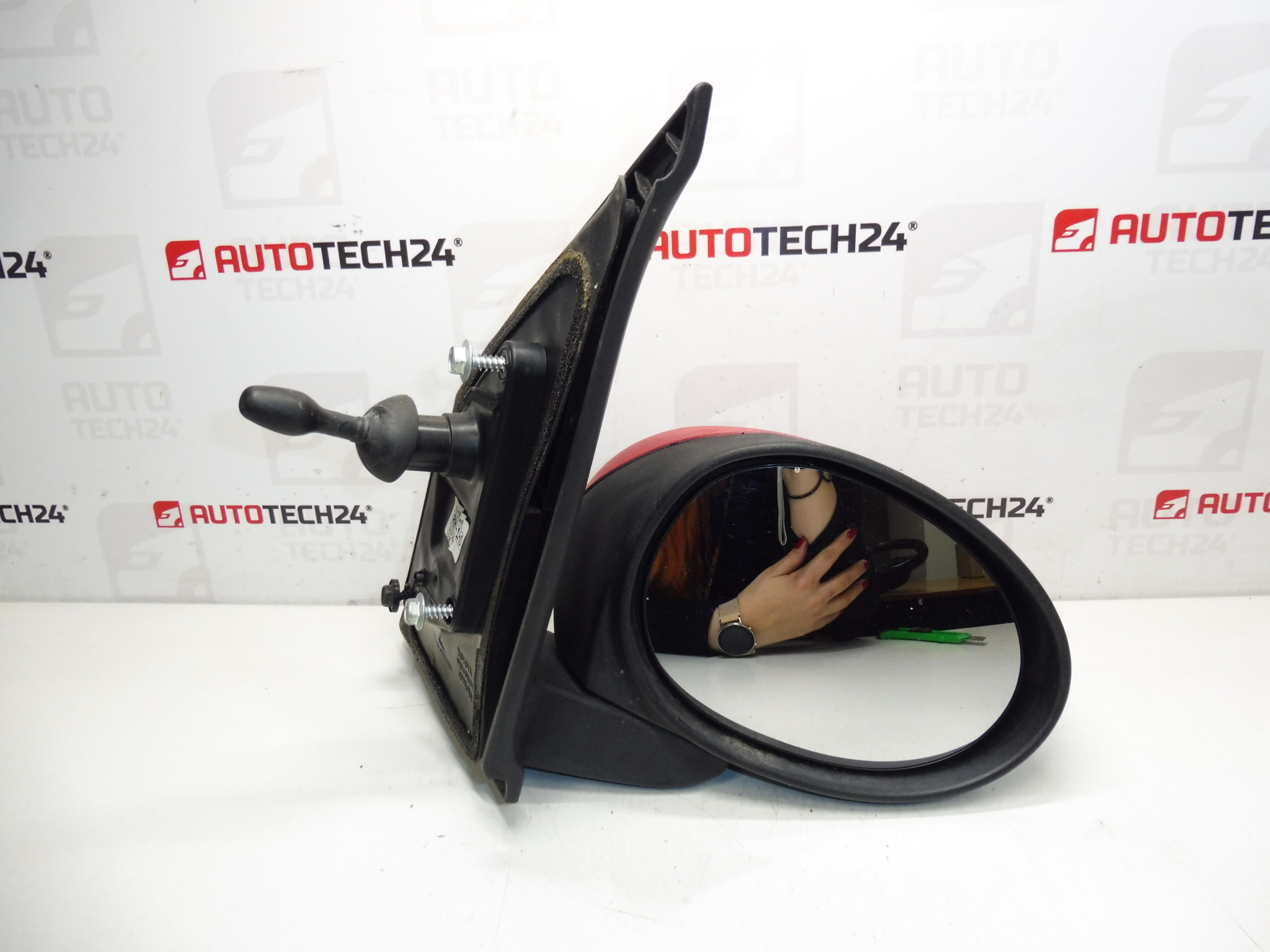 Desno crveno bočno ogledalo Citroën C1 Peugeot 107 87910-0H010 87910-0H011