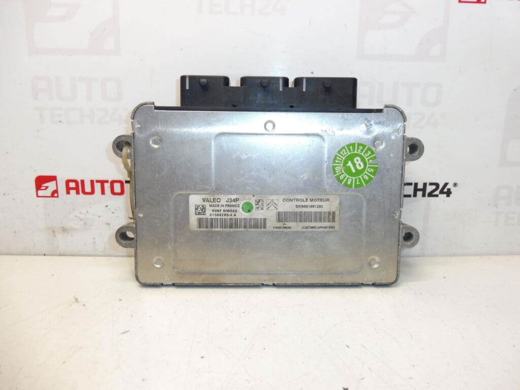 ECU Valeo J34P 9651696680 9661961280 1939HQ