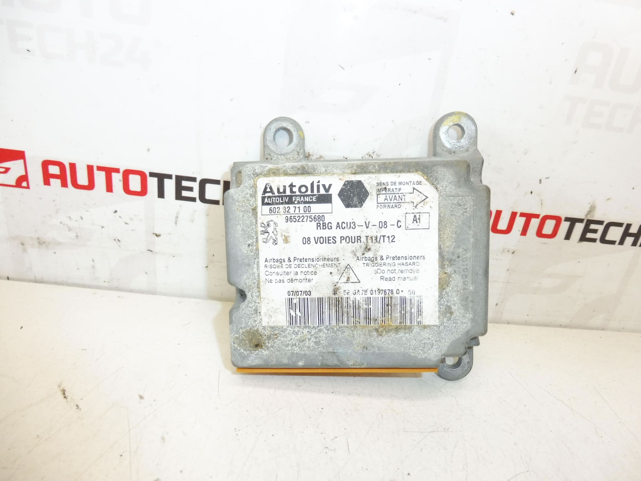 Jedinica zračnog jastuka Peugeot 206 9652275680 6545GP