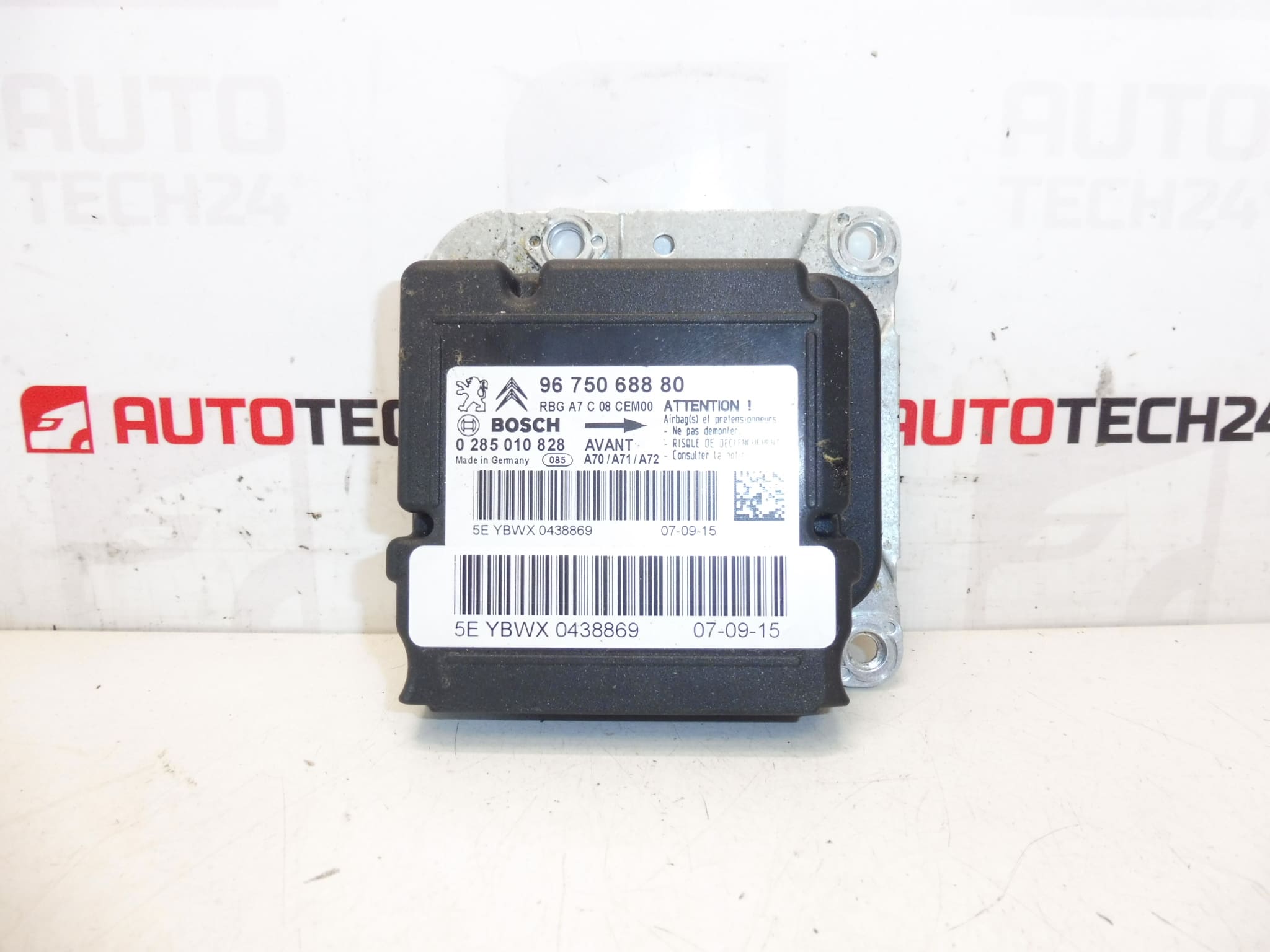 Jedinica zračnog jastuka Bosch Peugeot 207 9675068880 0285010828