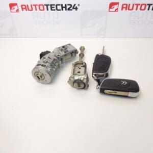 Komplet brava i 2 ključa Citroën C4 B7 4162WH 4162WK