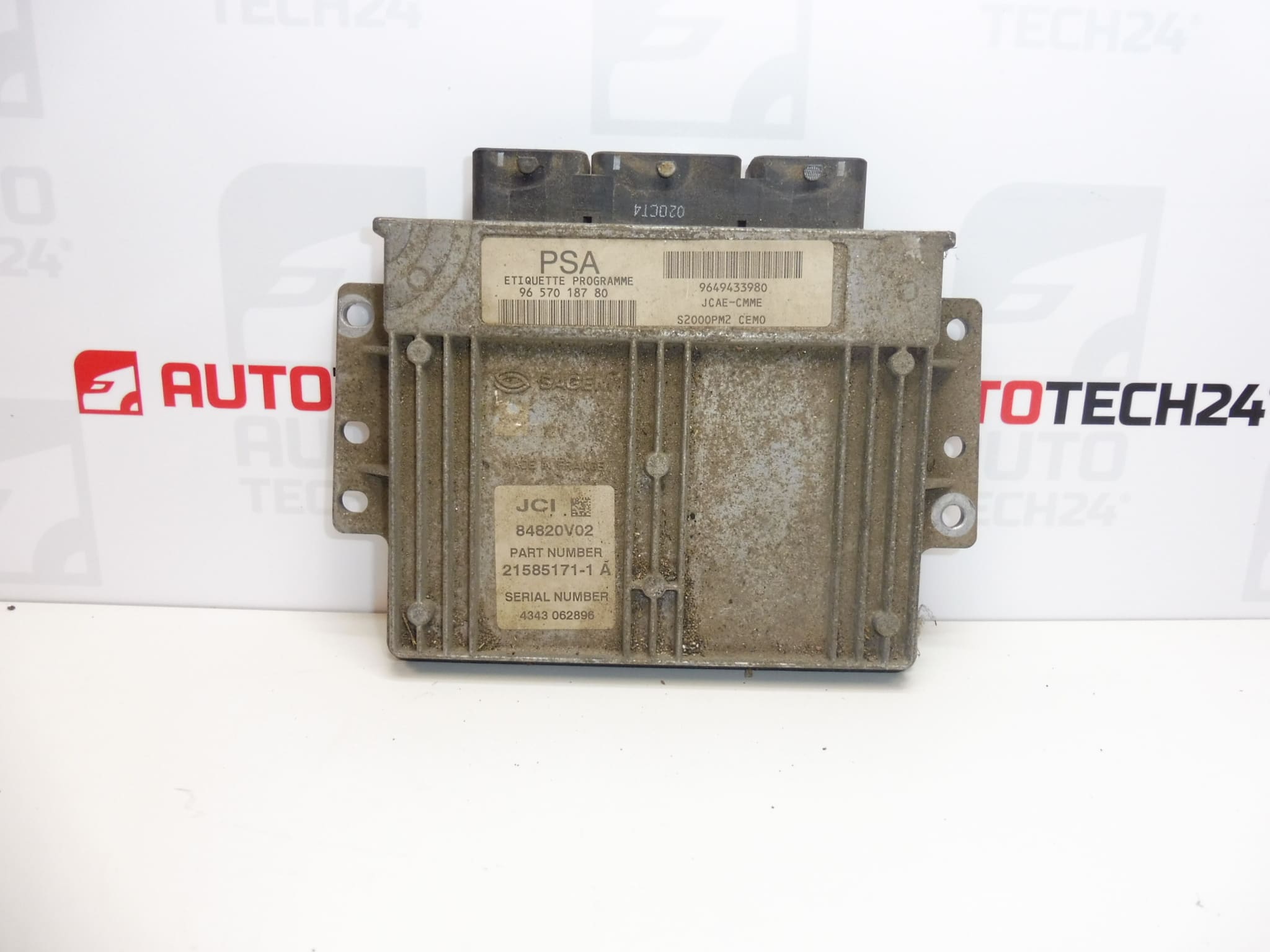 Upravljačka jedinica motora Sagem S2000PM2 Citroën Peugeot 9657018780 9649433980