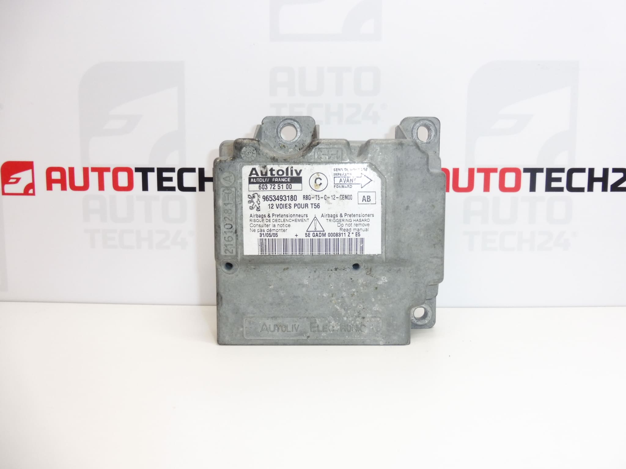 Upravljačka jedinica zračnih jastuka Autoliv Peugeot 307 CC 9653493180 6545HG